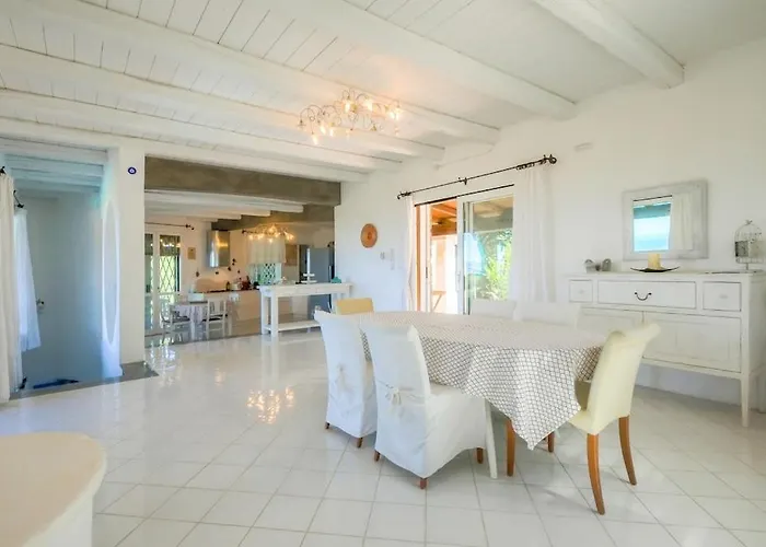 Emmeline Fronte Mare 5 6 Bagni Infinity Pool Wifi Per 12 Persone * ألغيرو